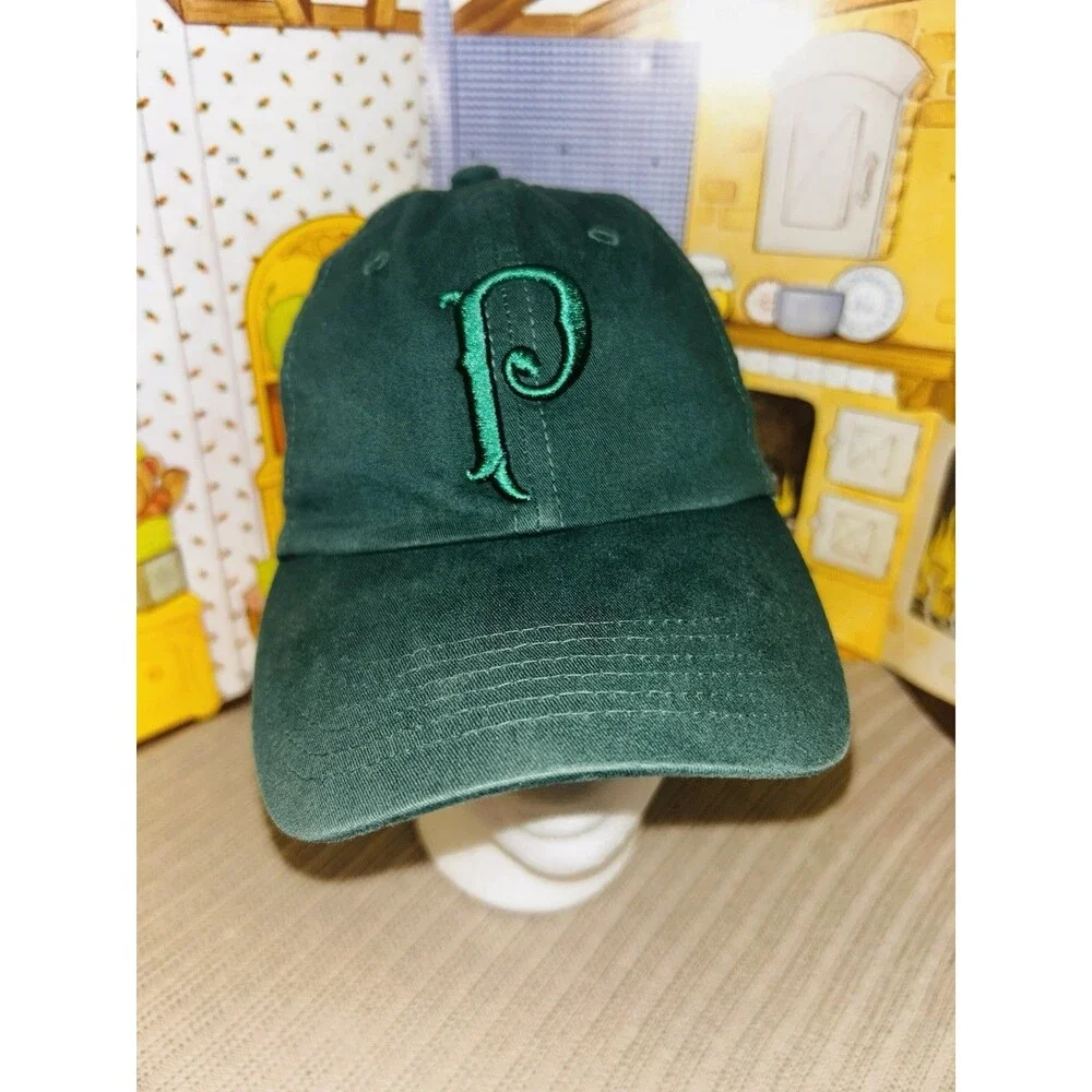 Palmeiras Brazil Soccer Mens Green Dad Hat Cap Supercap Retro P Logo Strapback